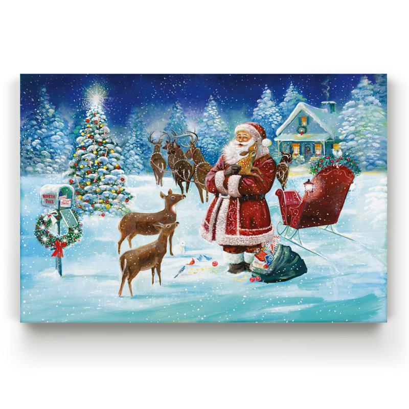 «North Pole» par Parvez Taj, reproduction d'art sur toile tendue, H 40 po x l 30 po x P 1 po