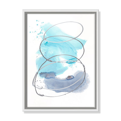 Pool Party 1 - Cadre flottant, reproduction d'art sur toile