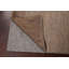 Tapis brun en laine noué à la main de conception unique 3 pi 1 po x 4 pi 10 po New Age