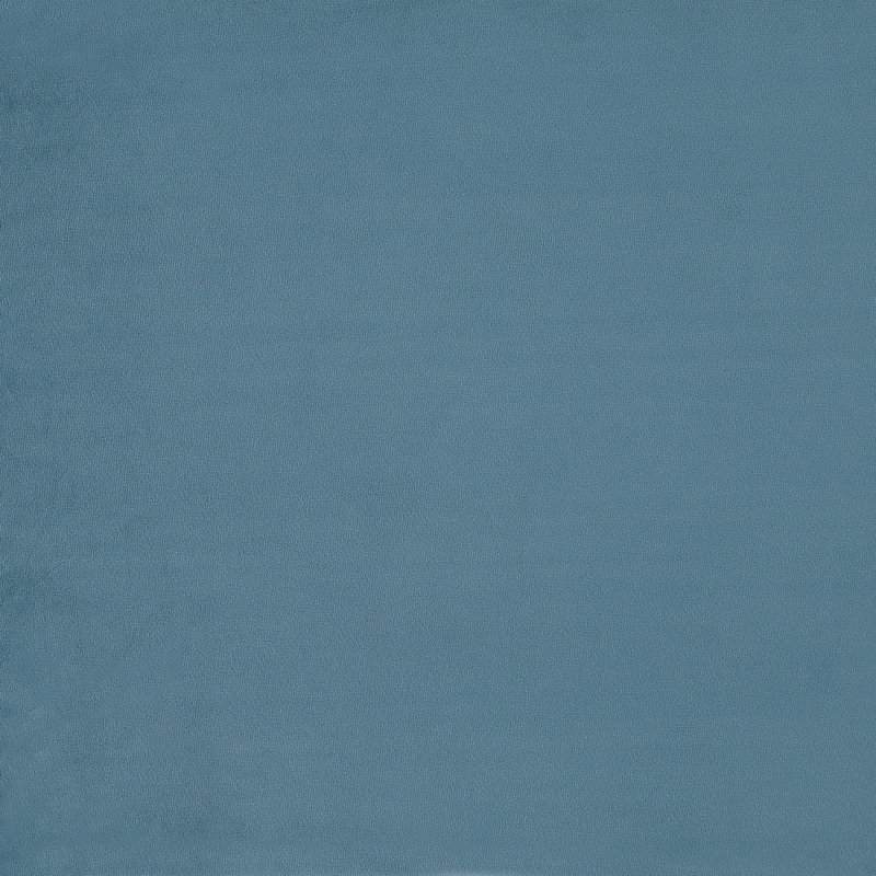 Lit plateforme en bois d'eucalyptus Crosby, Double, Bleu