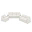 Ensemble de canapés 6 sièges 6 pièces, ensemble de canapés confortables surdimensionnés 3 pièces avec double coussin moelleux, coussins rembourrés confortables-269115490