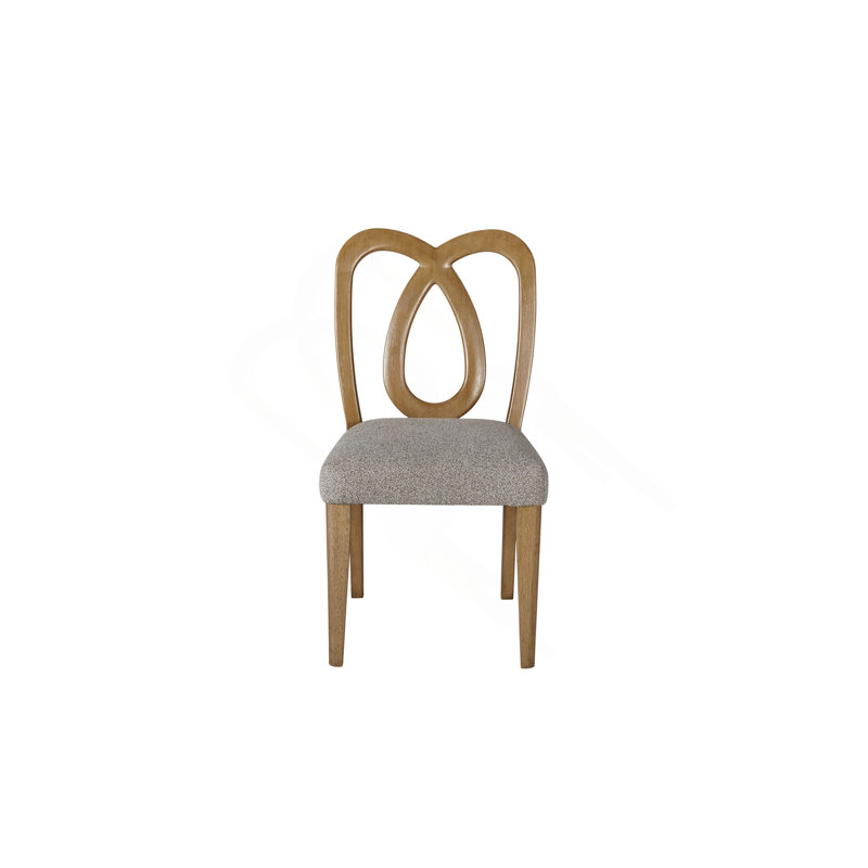 Chaise à dossier sculpté (ensemble de 2)