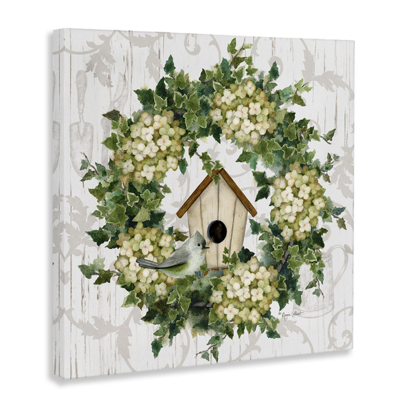 Art mural sur toile Spring Spring Birdhouse, H 30 po x l 30 po