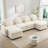 Cloud Comfort Sectionals, Teddy 4 Seat Modern Modular Home Sofa