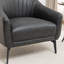 Fauteuil demi-tonneau en simili cuir Ammon-868968198