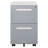 3 Drawer Mobile Locking File Cabinet, Rolling Filing Cabinet For Letter/a4 Size With 5 Wheels,grey 