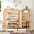 47.3" W 5-Tier Shoe Cabinet With 360°Rotating Shoe Rack And Human Sensor Light, Freestanding Shoe Storage Cabinet With Adjustable Shelves-2028048656