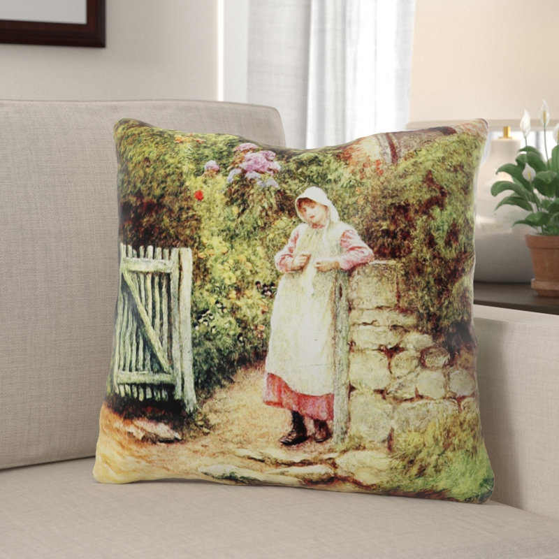 Coussin rétro Mcgowen, Microsuède, Intérieur