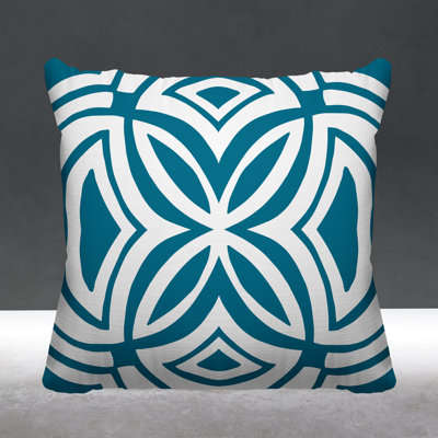 Dreyer Abstract Outdoor Reversible Throw Pillow