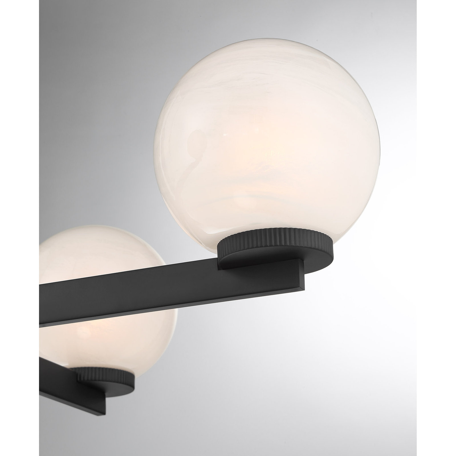 Claudette 4-Light Chandelier, Matte Black