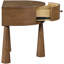 Table de chevet en placage d'acacia et bois massif Oasis-1250026420