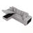 L-Shape Sectional Sofa with Storage Chaise and 2 Stools-1496205195