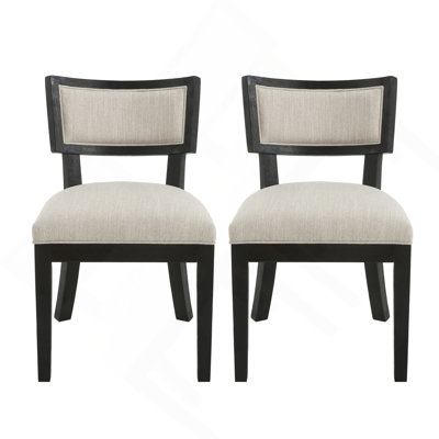 Counter Stools Set Of 2, Upholstered Counter Height Bar Stools, Solid Rubber Wood Frame, Backrest, Footrest, Armless Barstools For Home Bar, Kitchen Counter