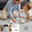 Washable Farmhouse Modern Soft Area Rug  Non-Slip Carpet for Bedroom Living Room - Gray-1201304611-1201820037