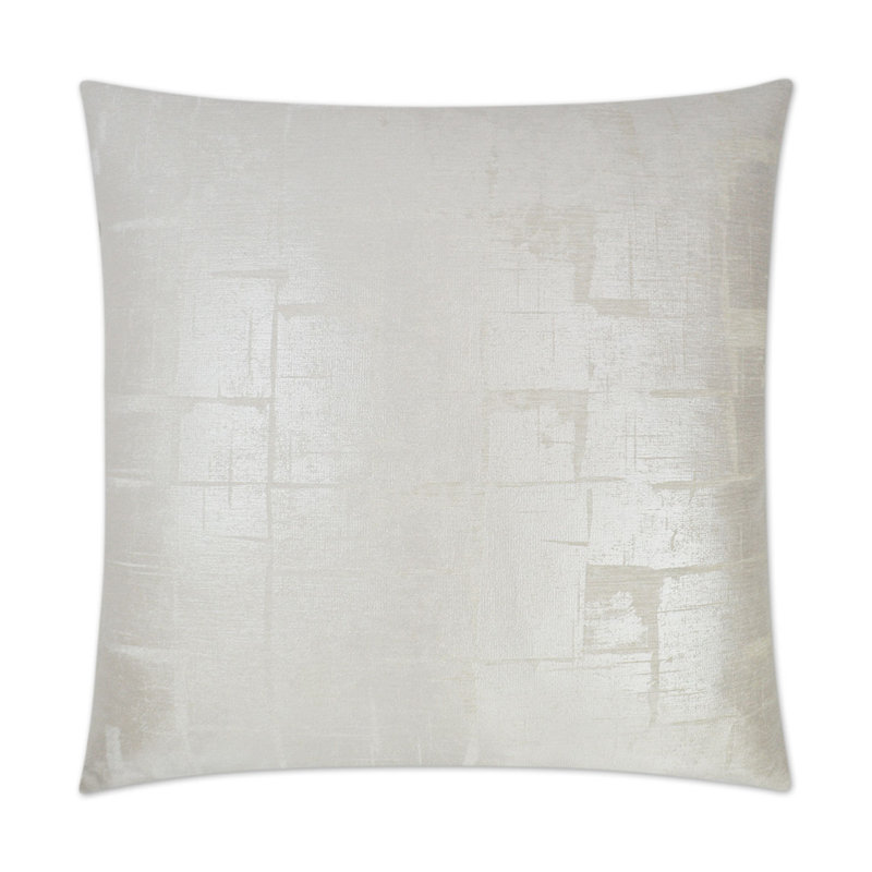 Glam Square Pillow Cover & Insert, Rectangle, Rectangle 14", Silver