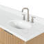 Meuble-lavabo mural ovale double avec comptoir en quartz blanc pur 1,5 po Mulloy-159556928-159556934