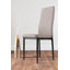Eubanks Cosmic Luxury Glass and Chrome Dining Table Set with 4 Quilted Faux Leather Dining Chairs-86713133