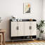 Buffet, armoire à chaussures avec 4 portes et grande armoire de rangement moderne pour chaussures avec tablettes réglables pour vestibule