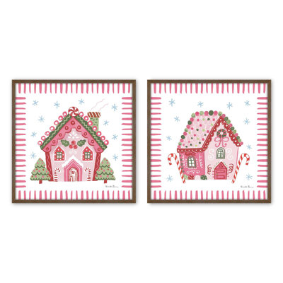 Ensemble de 2 estampes Ribboned Holiday