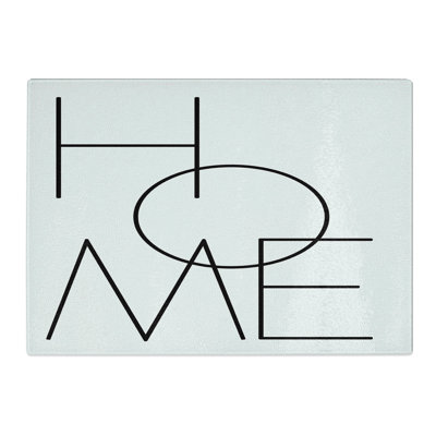 Home V2 Typography Chopping Board