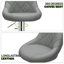 Tabouret de bar réglable en cuir Calvyn-748076459-748076460