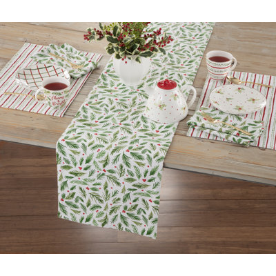 Lenox Bayberry Merry & Bright Reversible Runner