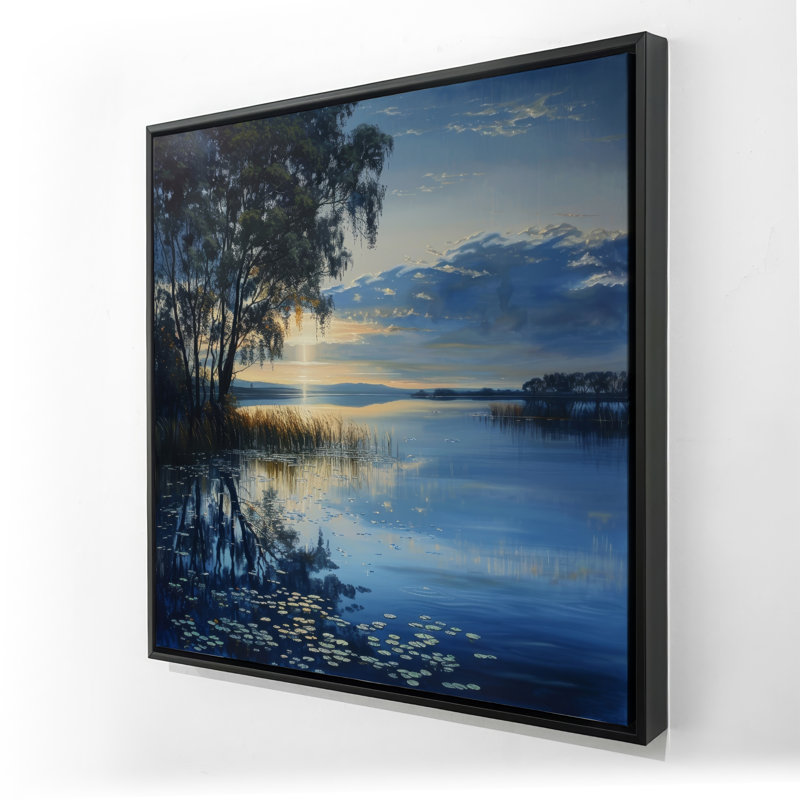 Immobile - Gray Framed Canvas Art for Home Decor