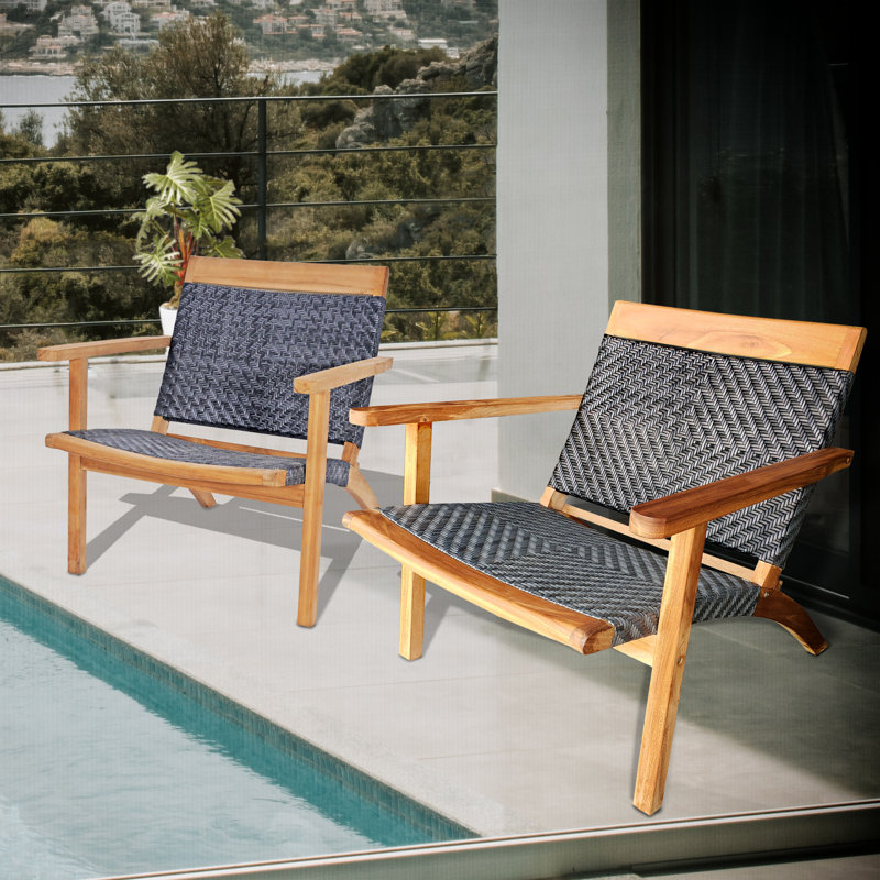 Cabrillo Outdoor Teak Lounge Chair