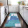 Machine Washable Indoor/Outdoor Cinead ACN1692 Teal Rug