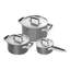 ZWILLING Pure 8-Pc Stainless Steel Cookware Set, Ivory-1827606424
