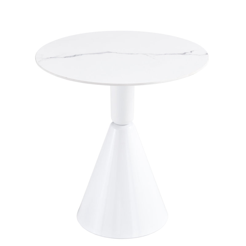 Table basse simple blanche - Rehausse l'éclat de la pièce. Le bureau de thé moderne crée une atmosphère relaxante.