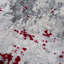 Tapis rouge / gris à motif abstrait 5 pi x 8 pi (5 pi 3 po x 7 pi 7 po) Elara-537063463