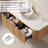 48" Bathroom Vanity with Sink, 2 Large Storage Drawer, Ceramic Basins with Marble Top, Pre-Assembled-332504664
