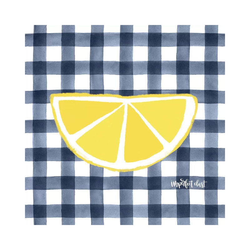Half Lemon by Imperfect Dust - Wrapped Canvas Gallery-Wrapped Canvas Giclée, 30.48cm H x 30.48cm W