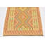 Tapis de zone en laine noué la 2 pi 8 po x 4 pi one-of-kind-orange Elland