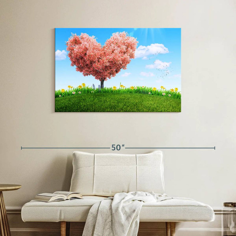 Hardie Spring Heart Tree, 26" H x 39" W