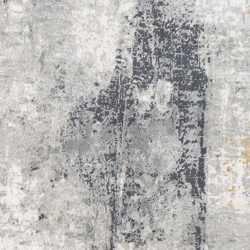Viscose Abstract Indoor Rug, Rectangle 5'3" x 7'3"
