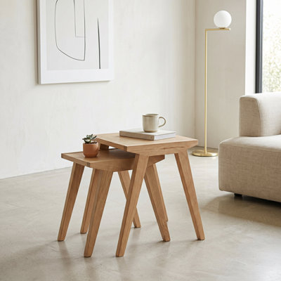 Elm Home And Garden Bayswater Mango Wood Nest of Tables