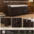 Linen Blend Upholstered Storage Bench-498423900