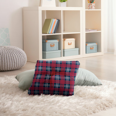 Plaid Reversible Throw Pillow