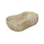 Lavabo vasque de salle de bain en marbre naturel beige doré jaune-124005785