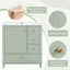 Meuble-lavabo 30 po avec lavabo, une porte avec tablette et trois tiroirs, porte à fermeture en douceur-6269297