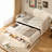 Wooden Daybed with Trundle and Storage Drawers-118019905