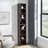 8-Tier Media Tower Rack, CD DVD Slim Storage Cabinet With Adjustable Shelves, Tall Narrow Bookcase Display Bookshelf For Home Office,Multi-Functional Double-Decker Bookcase-905057710