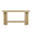 Table console de 60 po avec placage de frêne-1936400992
