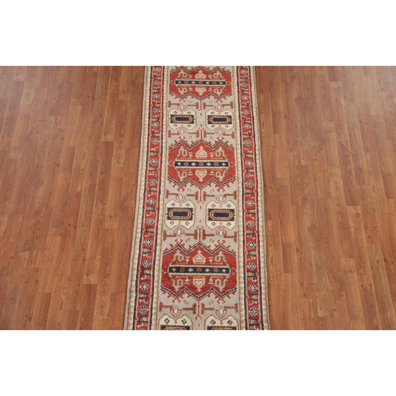 Tapis de couloir oriental géométrique 3x8