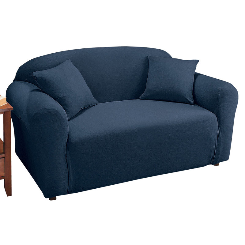 Housse pour causeuse à coussin en T, Marine