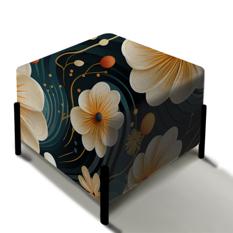 Motif botanique beige et beige Dreamy
