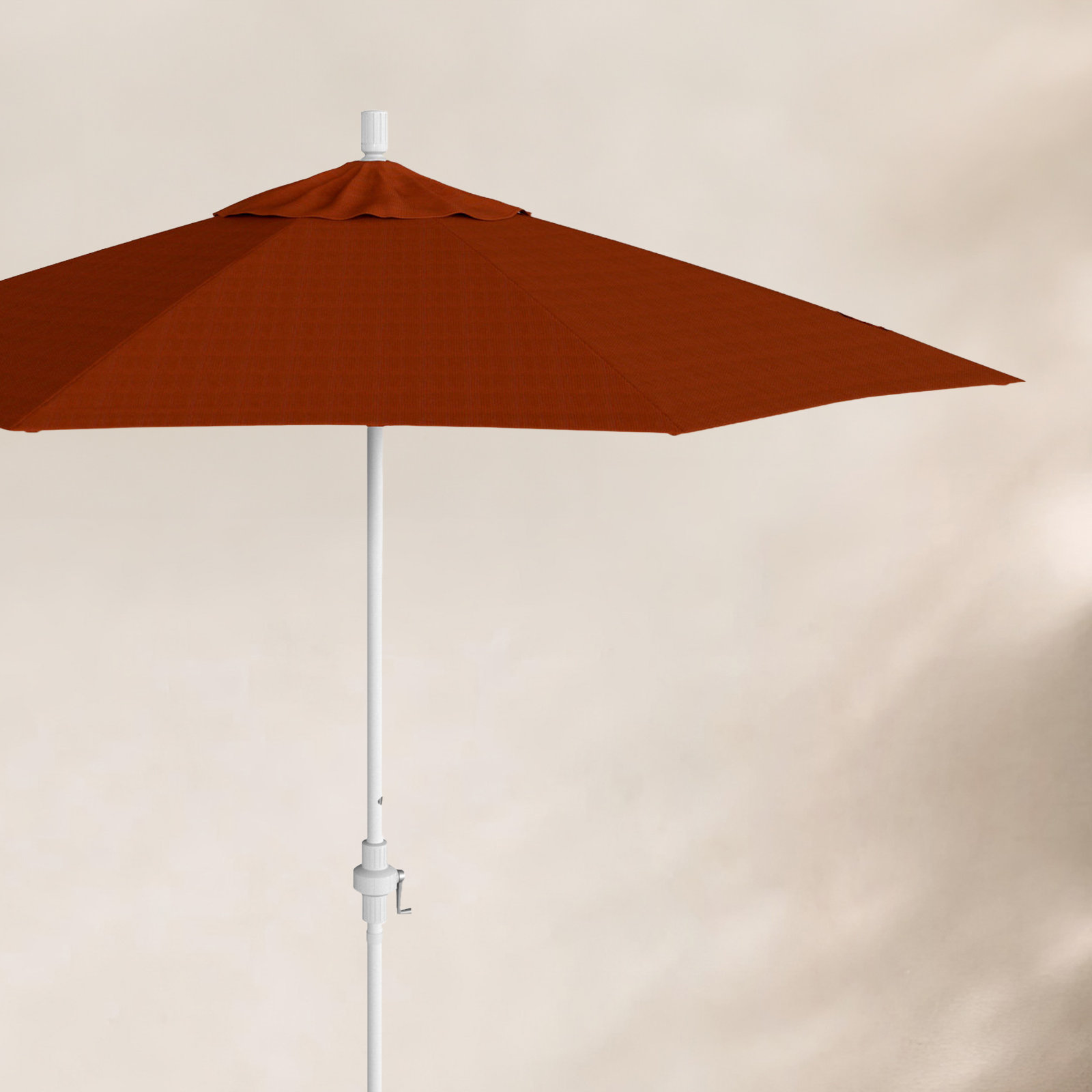 Calline 9' Umbrella, Terracotta- Olefin