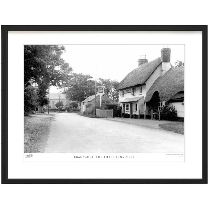 Bransgore, The Three Tuns C1960 by Francis Frith - Single Picture Frame Print, 28cm H x 36cm W x 2.3cm D